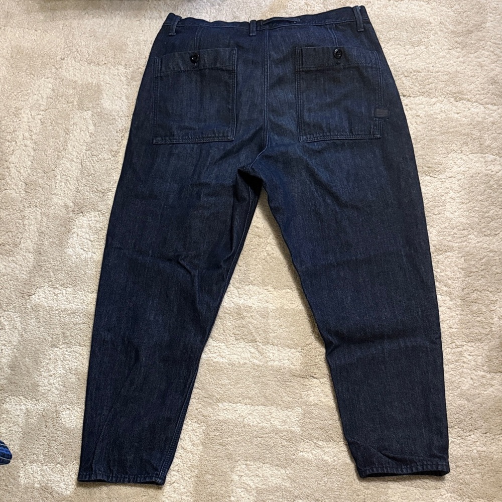G-Star Men's Relaxed Jeans in Dark Blue - Picture 6 of 7